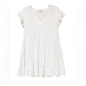 Socialite White Babydoll Dress